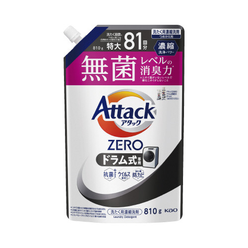 アタックＺＥＲＯ　ドラム式専用　詰替８１０ｇ×１５画像