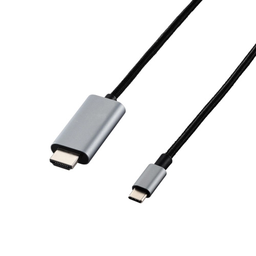 ＴｙｐｅＣ－ＨＤＭＩ　変換ケーブル　２ｍ　ブラック