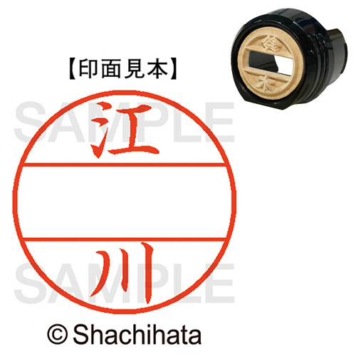 ﾃﾞｰﾀｰﾈｰﾑEX12号 ﾏｽﾀｰ部(印面) 既製 江川 1個画像