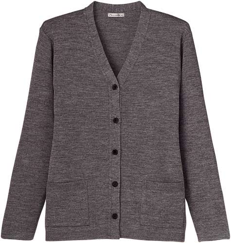 Ｖネック　カーディガン　グレー　Ｍ画像