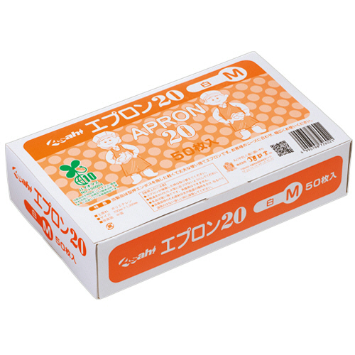 ｴﾌﾟﾛﾝ20(ﾊﾞｲｵﾏｽ) 白 M 1箱(50枚)