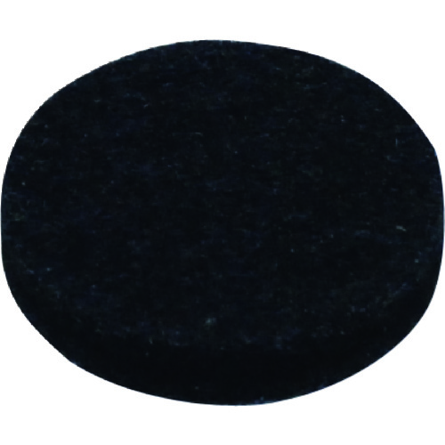 光　硬質フェルト　ブラック　２５ｍｍ丸画像