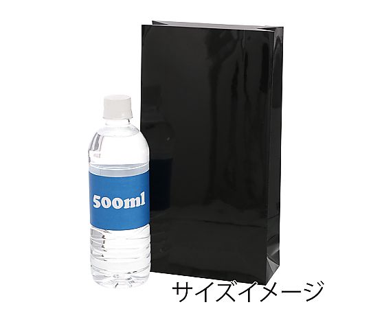 ギフトファンシーバッグ 3-280 黒 20枚入 パッケージに並んでいる黒いバッグが20枚見える状態