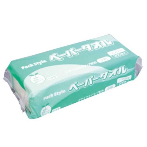 パックスタイル 衛生・清掃用品 ペーパータオルリサイクル紙 小判 改画像