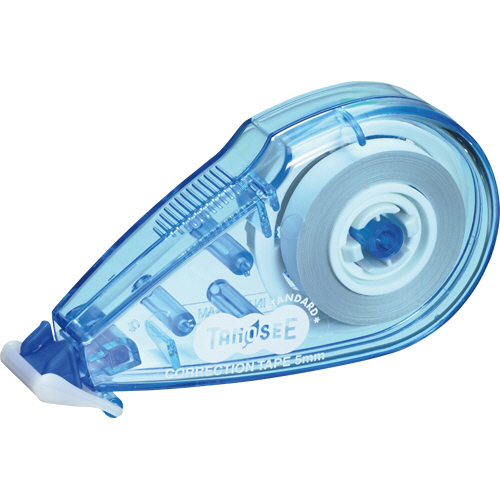 修正ﾃｰﾌﾟ(使い切り) 5mm幅×8m ﾌﾞﾙｰ 1ｾｯﾄ(40個)画像