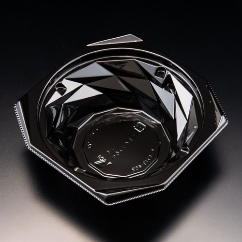 リスパック 透明カップ バイオ キラカク 13-45B 黒 本体画像