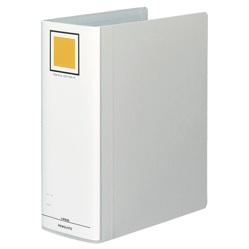 ﾁｭｰﾌﾞﾌｧｲﾙ(ｴｺﾂｲﾝR) A4ﾀﾃ 1000枚収容 100mmとじ 背幅115mm ｼﾙﾊﾞｰ 1冊