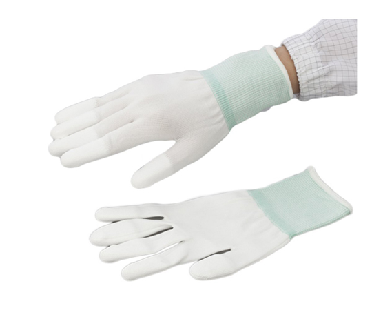 アズピュア　PUコート手袋（オーバーロックタイプ）　指先コート　M　10双入