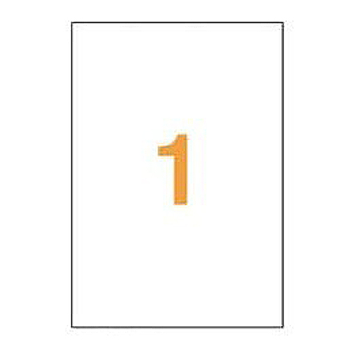 PPCﾀｯｸﾗﾍﾞﾙ B4判 364×257mm(ﾉｰｶｯﾄ) 1箱(100ｼｰﾄ)画像