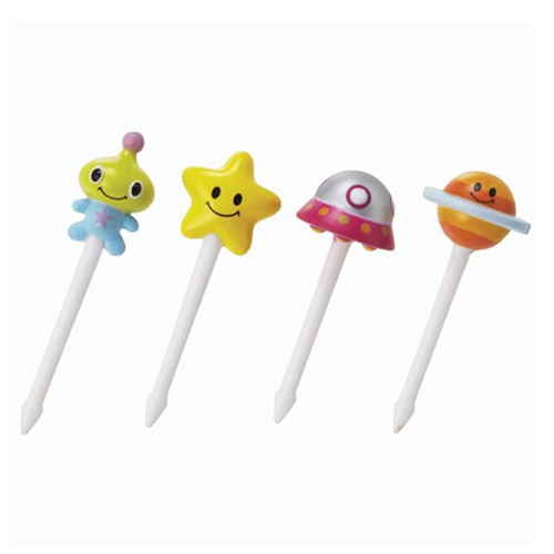 ピック　GO!GO!宇宙ピック　8本入　お弁当グッズ画像