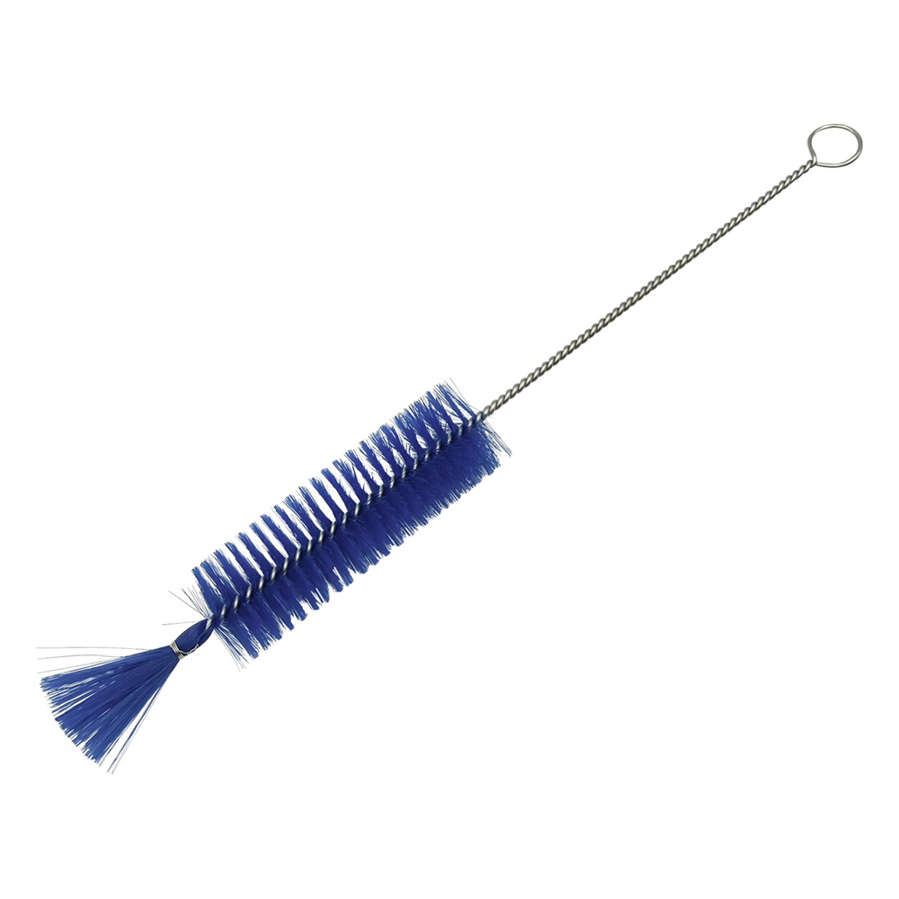 注射器洗浄ブラシ（PBT毛）　青　220×70×φ22mm画像