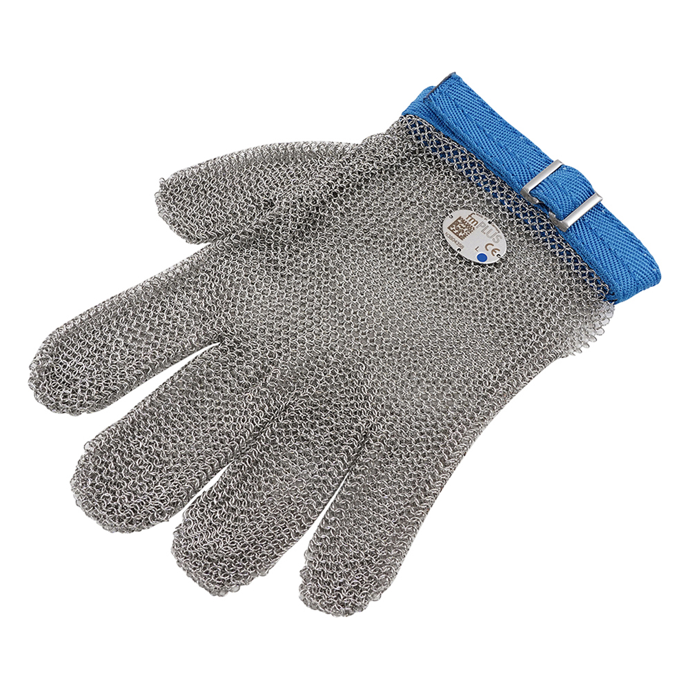 ステンレスメッシュ手袋(左右兼用)　5本指　L画像