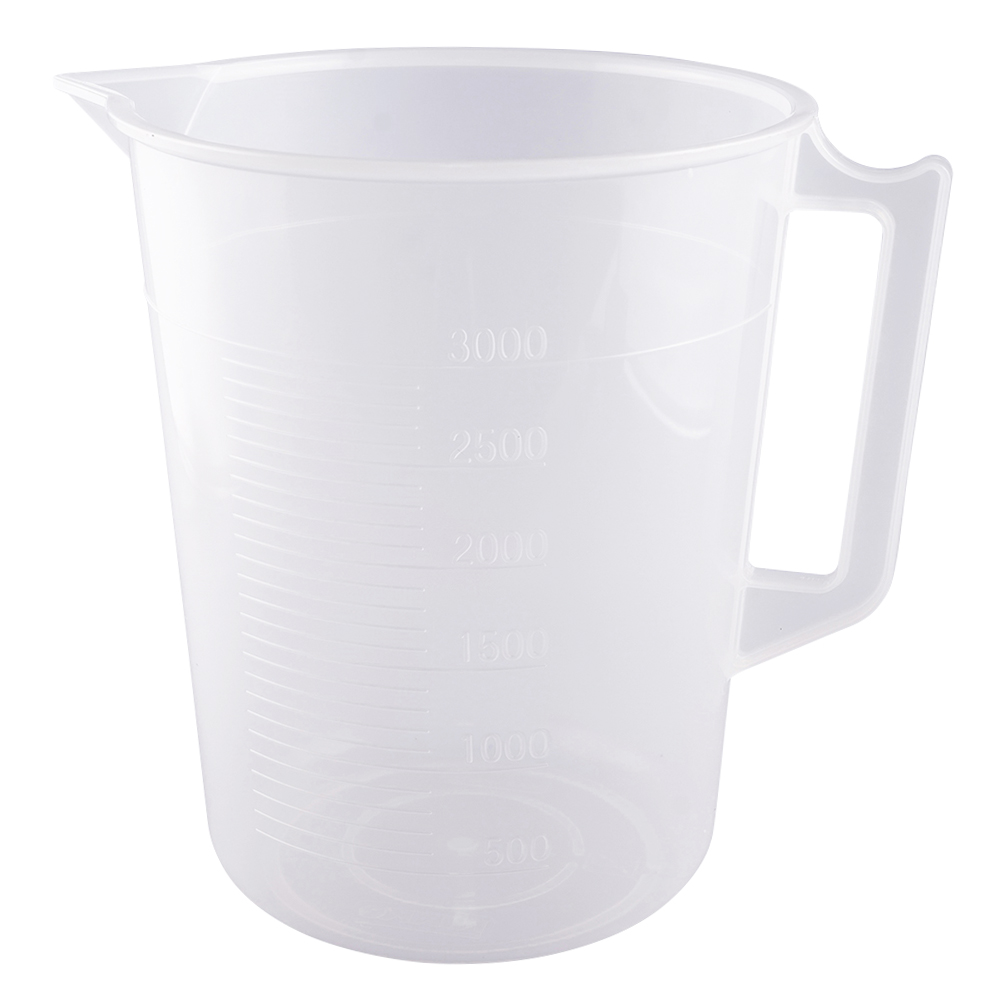 ポリプロピレン手付きビーカー3000mL 1個 3007-72画像