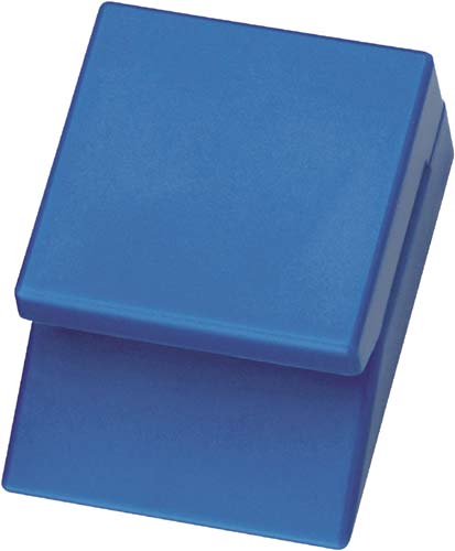 メモクリップ　スクエアマグネットタイプ青　１０個入画像