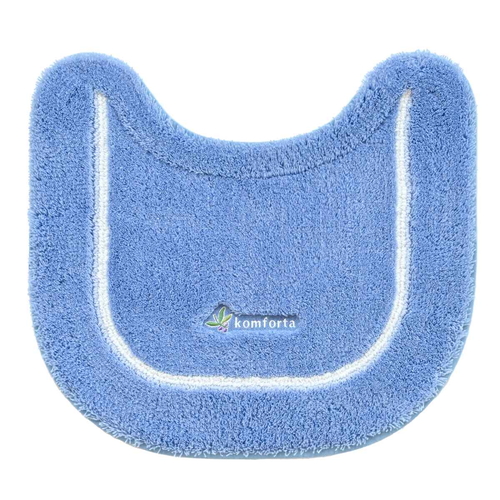 コムフォルタ6 ミニトイレマット 約43×47cm  B ブルー画像