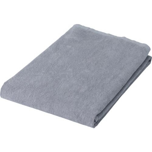 業務用スレン染め　大判バスタオル　グレー　５枚画像