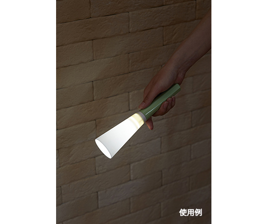 LEDのインテリア常備灯 明るい光を放つ点灯したインテリア灯の側面
