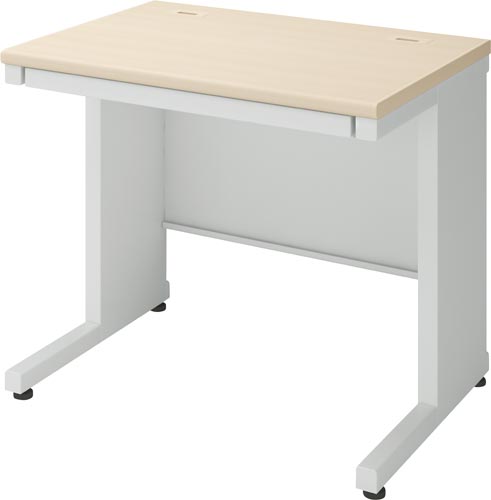 インベント平机奥行６００幅８００ナチュラル脚ＷＨ画像