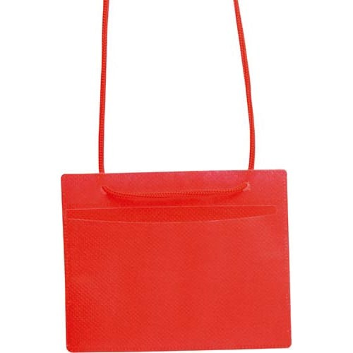 カラーイベント名札（名刺サイズ）　赤　５０個入画像