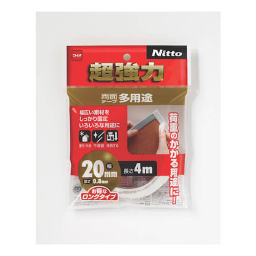 ニトムズ 超強力両面テープ多用途 20mm×4m T4543画像