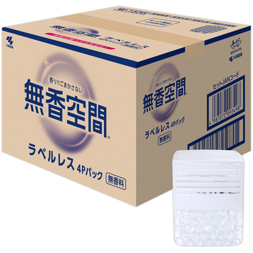 無香空間 ﾗﾍﾞﾙﾚｽ 本体 315g 1箱(4個)画像