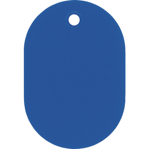 小判札(無地札) 青 60×40mm ｽﾁﾛｰﾙ樹脂 1枚画像