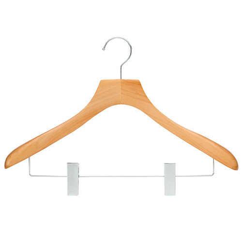 木製ﾊﾝｶﾞｰS･STYLE Mｻｲｽﾞ ｸﾘｯﾌﾟﾀｲﾌﾟ 1本