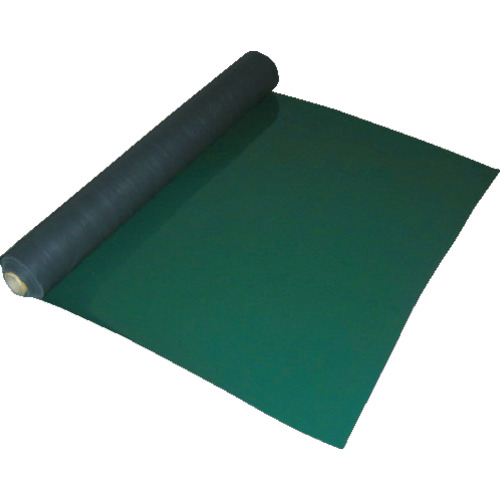 塩ﾋﾞ養生ﾏｯﾄ 平ﾏｯﾄ ｸﾞﾘｰﾝ 1.5mm厚×915mm×20m 1巻画像