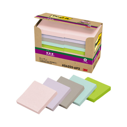 強粘着ノート６５４２ＳＳ－ＡＰ２多色アソート画像