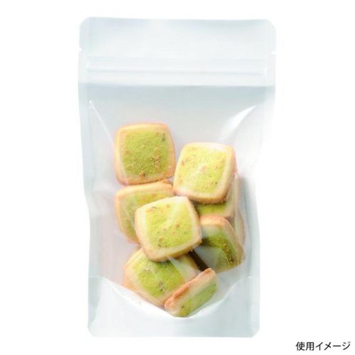 コーヒー用品 COT-876W 白クラフトスタンドチャック袋 中 ヤマニパッケージ [ケース販売]画像