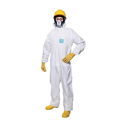 ｼｹﾞﾏﾂ 使い捨て化学防護服 1ﾊﾟｯｸ(10着)画像