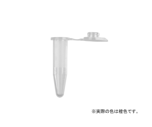 0.6mL スナップロックマイクロチューブ 橙色 1ケース（1000個×10パック入）画像
