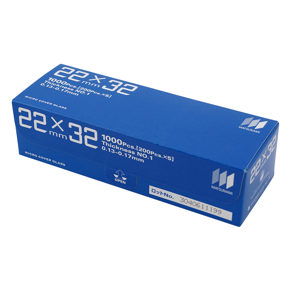 マツナミカバーグラス(No.1) 22×32mm 1000枚入画像