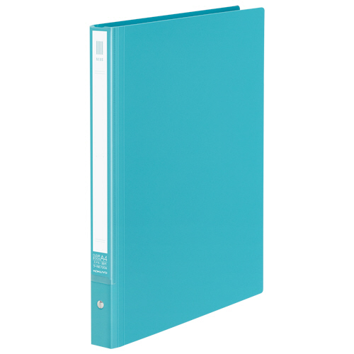 ｸﾘﾔｰﾌﾞｯｸ<NEOS>替紙式 A4ﾀﾃ30穴 10ﾎﾟｹｯﾄ付属 背幅27-40mm ﾀｰｺｲｽﾞﾌﾞﾙｰ 1冊画像