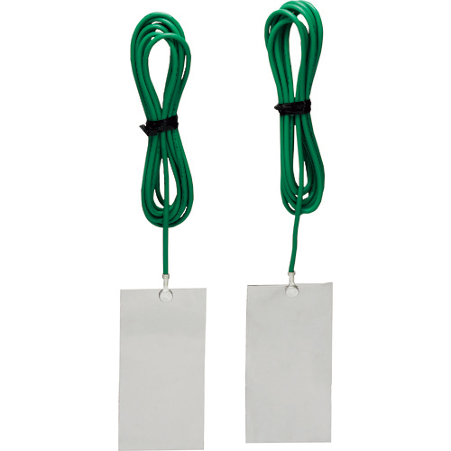 ｸﾞｯﾄ ﾌﾟﾚｰﾄ付ｱｰｽ線2m 1ｾｯﾄ(2個)画像