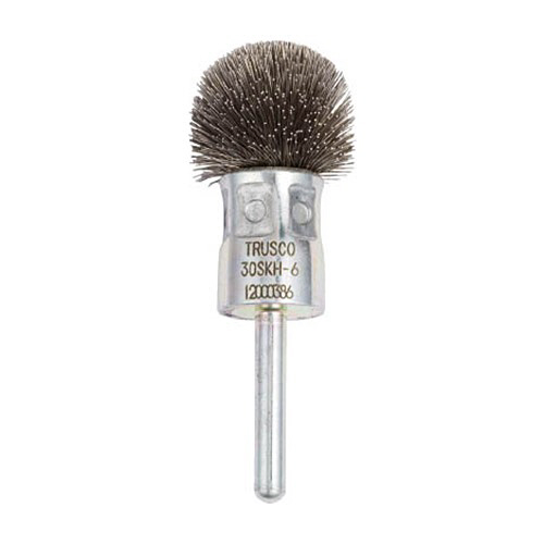 傘型ｽﾃﾝﾚｽﾌﾞﾗｼ 半円型 Φ30 1個画像