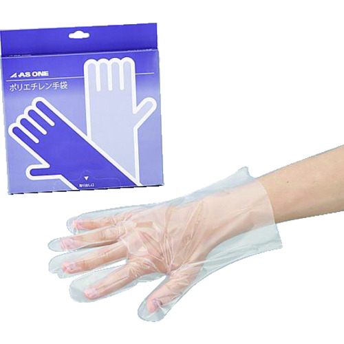 ＡＳ　ポリエチレン手袋スタンダード外エンボスＬ　（１００枚入）画像