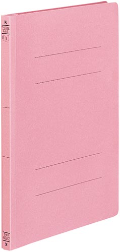 フラットファイルダブルとじ具タイプＡ４縦　桃１０冊画像