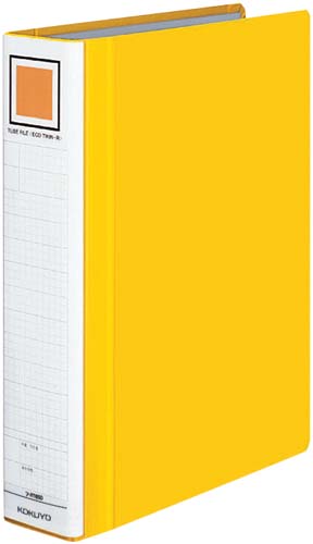 チューブＦエコツインＲ黄Ａ４縦背幅６５ｍｍ３冊画像