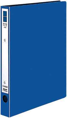 リングファイル＜ＥＲ＞紺Ａ４縦背幅３９ｍｍ　５冊画像