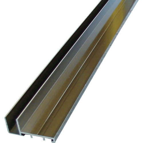 波板用母屋枠見切付 2.4m ﾌﾞﾛﾝｽﾞ 1本画像