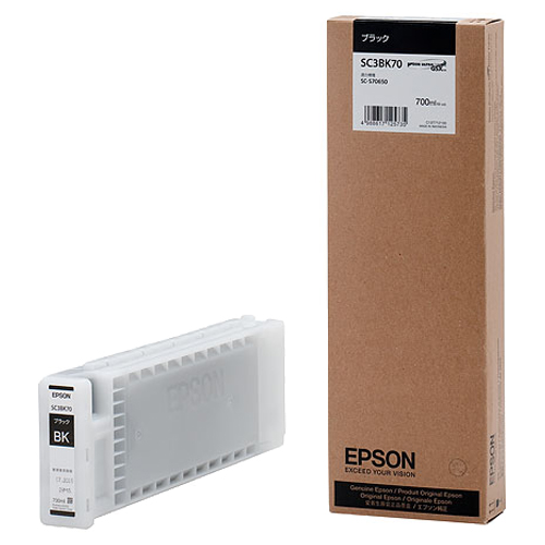 ｲﾝｸｶｰﾄﾘｯｼﾞ ﾌﾞﾗｯｸ 700ml SC3BK70 1個画像