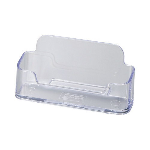 カタログスタンド　名刺サイズ横置き　クリア画像