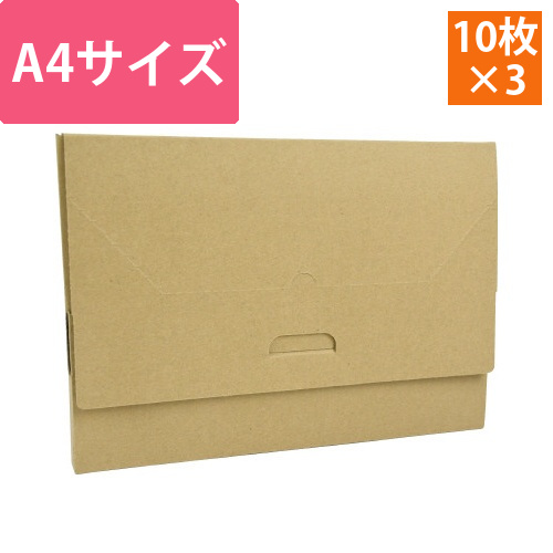 段ボール　A4サイズ(10枚入り)×3画像