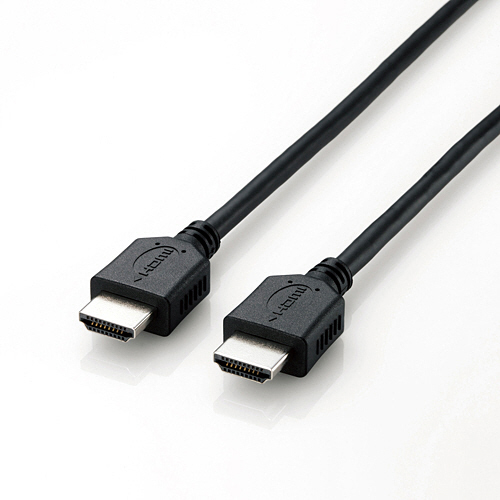 4K　イーサネット対応　HIGHSPEED　HDMIケーブル　タイプA　ブラック　5.0m　RoHS(10物質)　1本