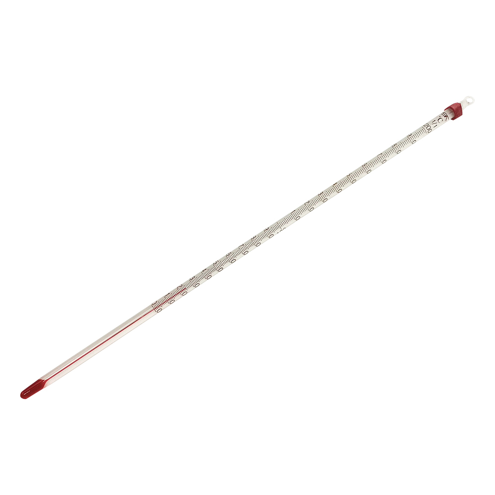 赤液棒状温度計　0～200℃画像