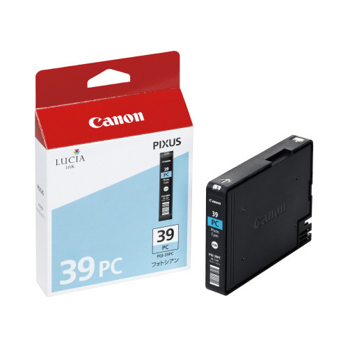 純正インク　ＰＧＩ－３９ＰＣ　フォトシアン画像