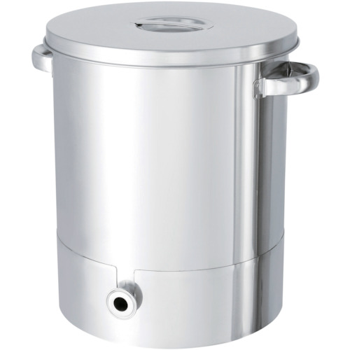 ステンレスタンク片テーパー型汎用容器　100L　1個