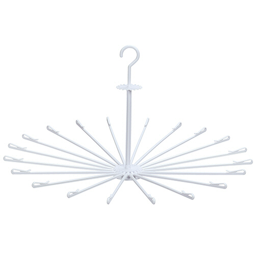 ﾎﾜｲﾄﾊﾟﾗｿﾙﾊﾝｶﾞｰ 20本掛 ﾎﾜｲﾄ 1個画像