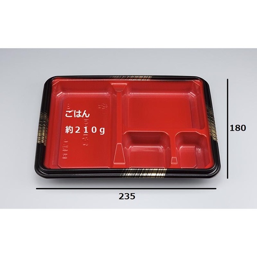 シーピー化成 弁当容器 BF弁当6 西京 本体 発泡画像